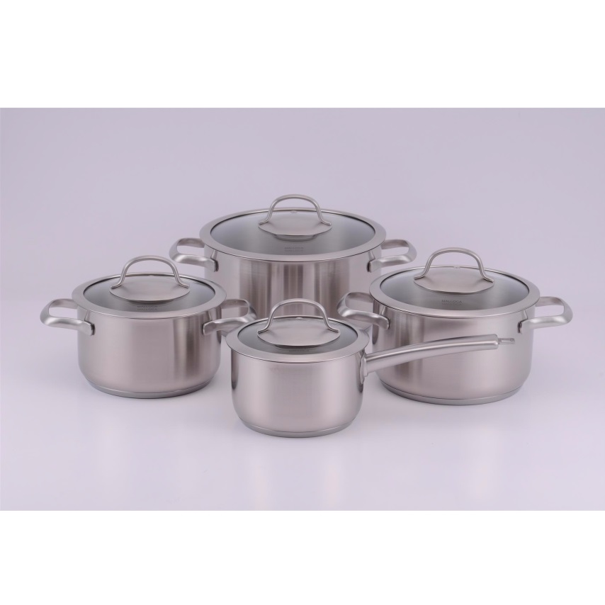 Bộ nồi inox Malloca 8 món SA-4002